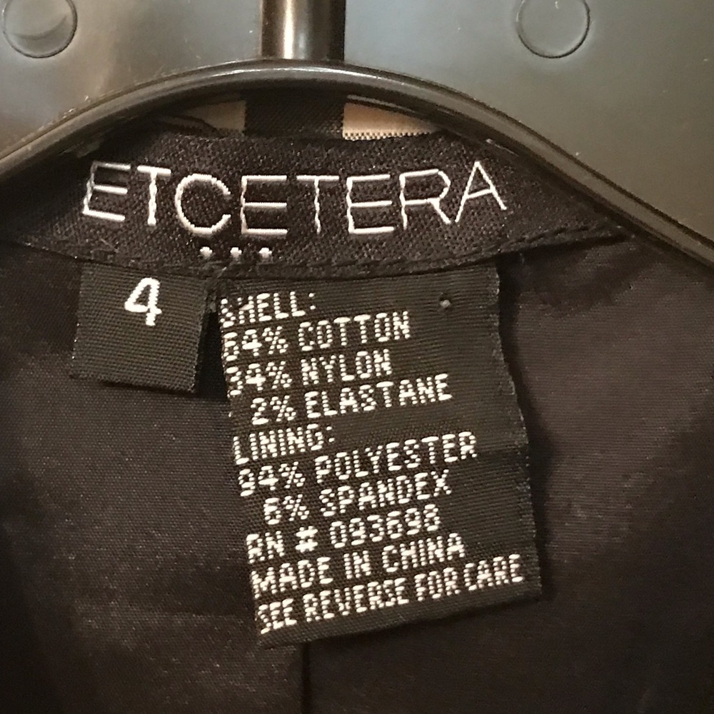 Etcetera Gingham Jacket - image 5